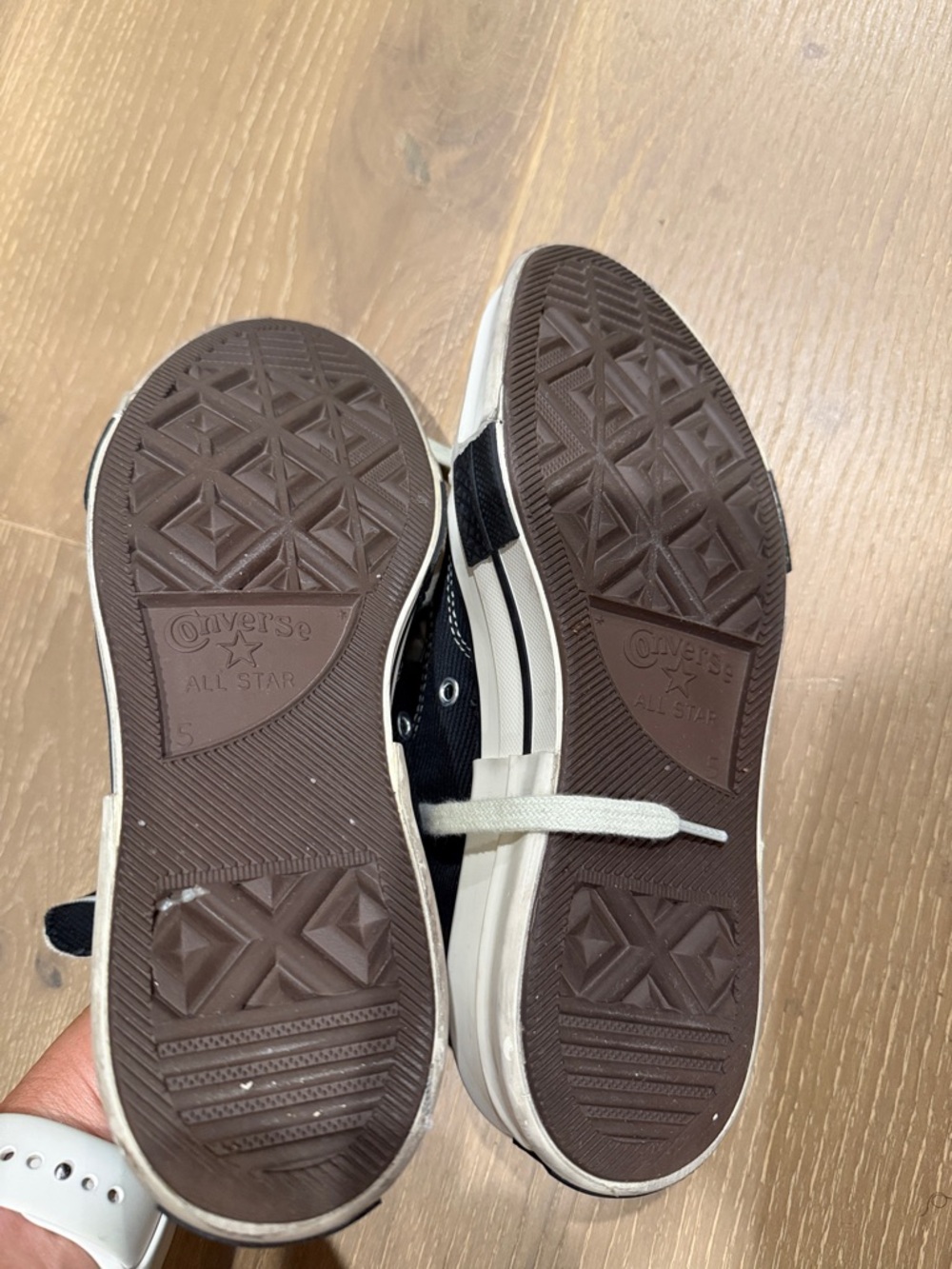 Converse Black & White DRKSTAR Low Top Sneakers - Picture 3 of 4